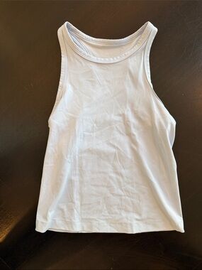 lululemon athletica Pale Blue High Neck Tank